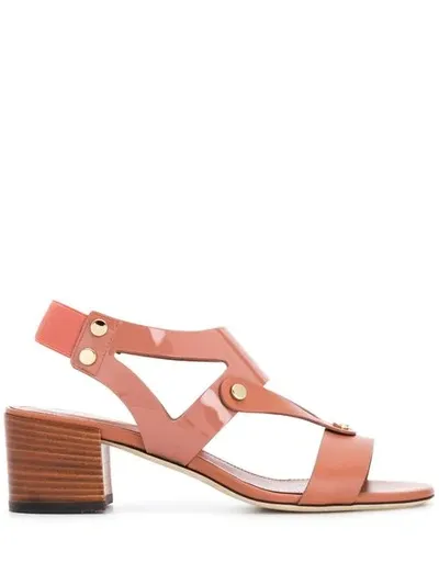 Tod's Slingback Sandals In Pink