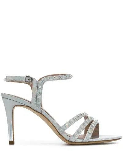 Ash Hello Pearl Sandals In Silver