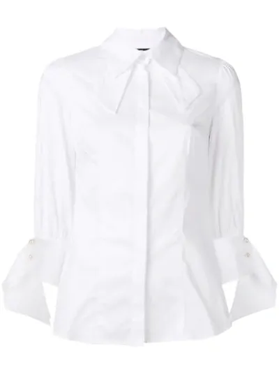 Elisabetta Franchi Structured Formal Shirt In White