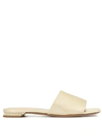 Nicholas Kirkwood Metallic Slip-on Sandals In Gold