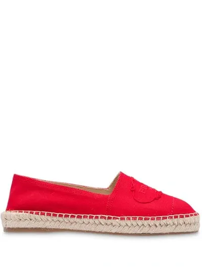 Prada Canvas-espadrilles In Pink