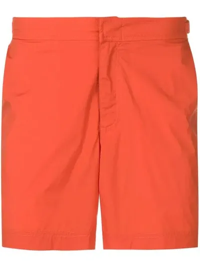 Orlebar Brown Slim-fit Swim Shorts In Orange