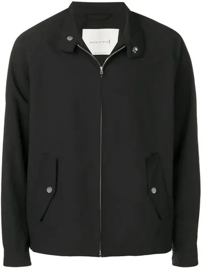 Mackintosh Oversized Bomber Jacket In Black