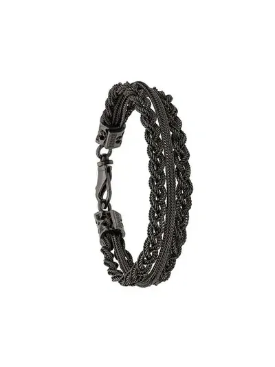 Emanuele Bicocchi Woven Bracelets - Metallic