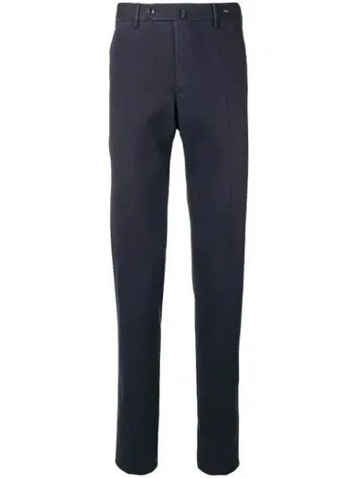 Pt01 Straight-leg Chinos In Blue