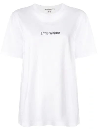 Boyarovskaya Slouchy T In White