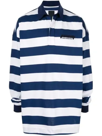 Juunj Striped Polo Shirt In White