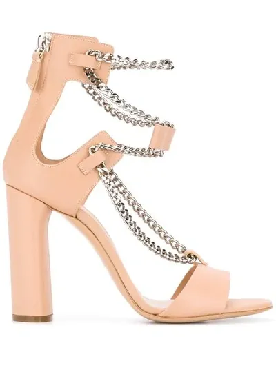 Casadei Zoe Sandals In Pink