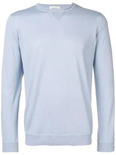 Laneus Slim Jumper In Blue