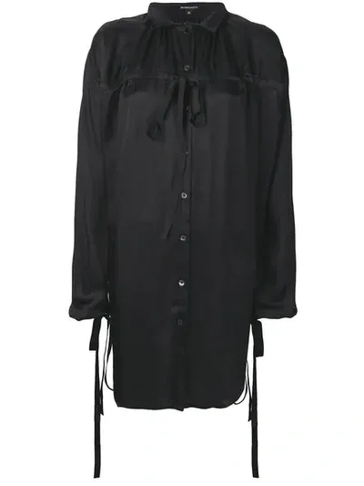 Ann Demeulemeester Oversized Blouse In Black