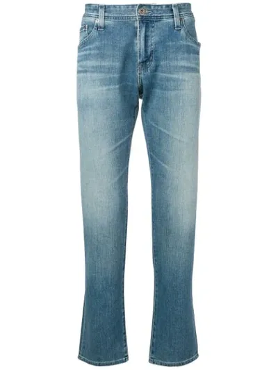 Ag Straight Leg Jeans In Blue