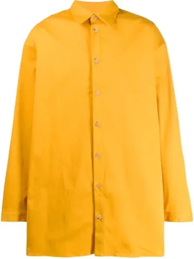 Qasimi Button-up Shirt In Yellow