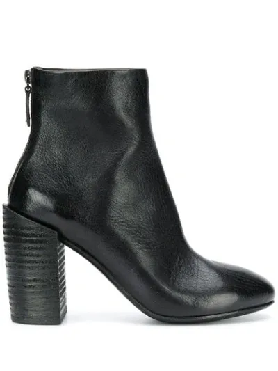 Marsèll Block Heel Ankle Boots In Black