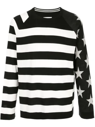 Takahiromiyashita The Soloist Striped Jumper In White