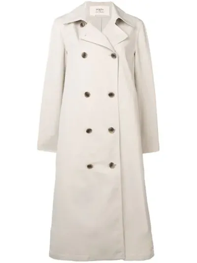 Ports 1961 Long Classic Trenchcoat In Neutrals