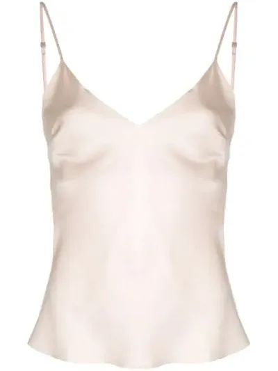 Gilda & Pearl Sophia Satin Camisole In Neutrals