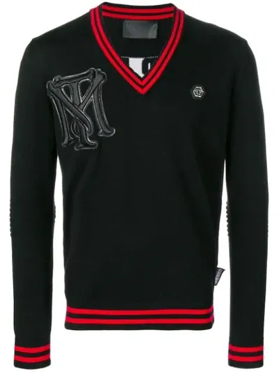 Philipp Plein Scarface Jumper In Black