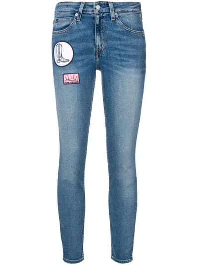 Ck Jeans Classic Skinny Jeans In Blue