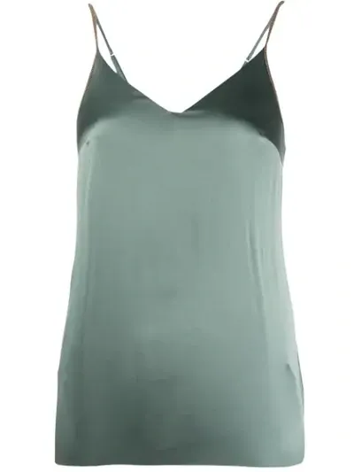 Brunello Cucinelli Cami Top In Blue