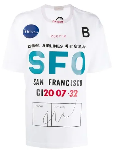 Mrz Sfo Graphic T-shirt In White