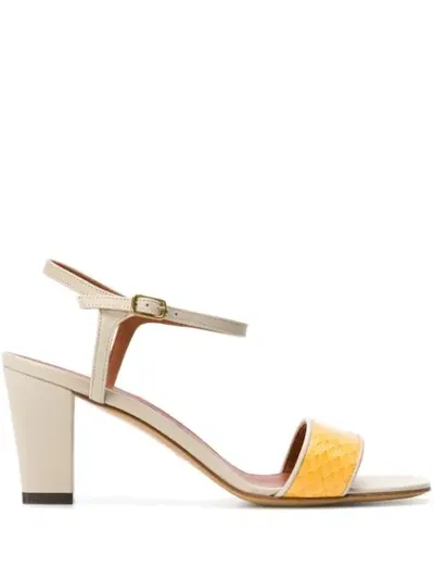 Michel Vivien Hellza Sandals In Yellow