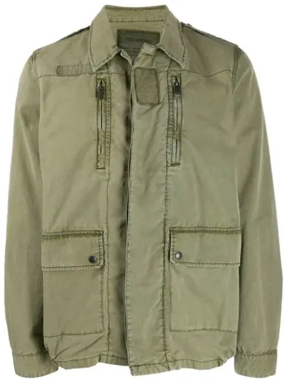 Zadig & Voltaire Kido Military-style Jacket In Green