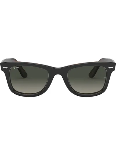 Ray Ban Square Acetate Gradient Sunglasses In Grey Gradient