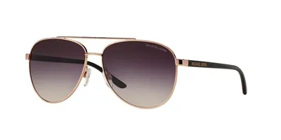 Michael Kors Woman Sunglasses Mk5007 Hvar In Grey Rose Gradient