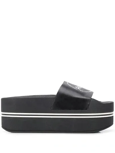 Ash Platform Slides In Black