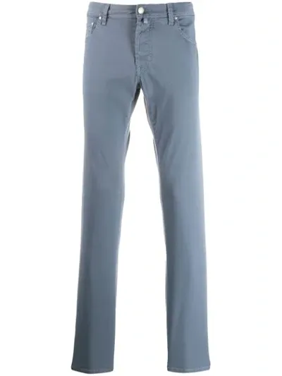 Jacob Cohen Classic Chinos In Blue