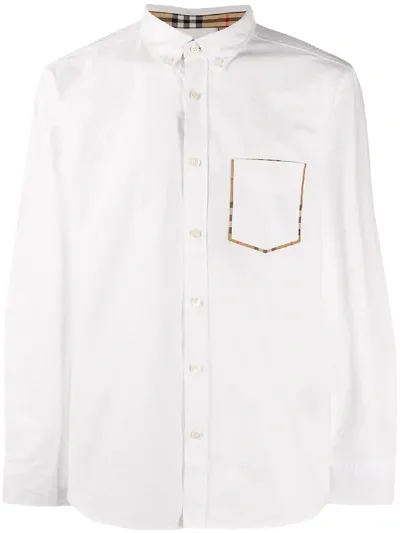 Burberry Hemd Mit Vintage-check - Weiss In White