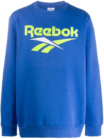 Reebok Classic Brand Sweater In Blue