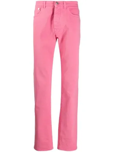 Iceberg Slim Fit Jeans In Pink