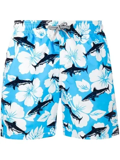 Mc2 Saint Barth Gustava Swimming Shorts In Blue