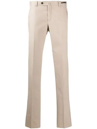 Pt01 Tailored Trousers In Neutrals