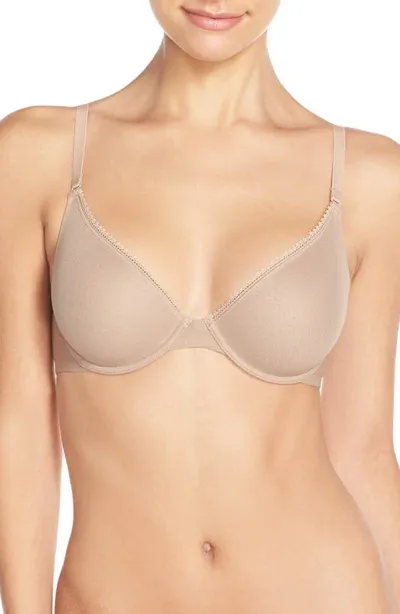 On Gossamer Underwire Convertible T-shirt Bra In Champ