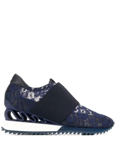 Le Silla College Sneakers In Blue