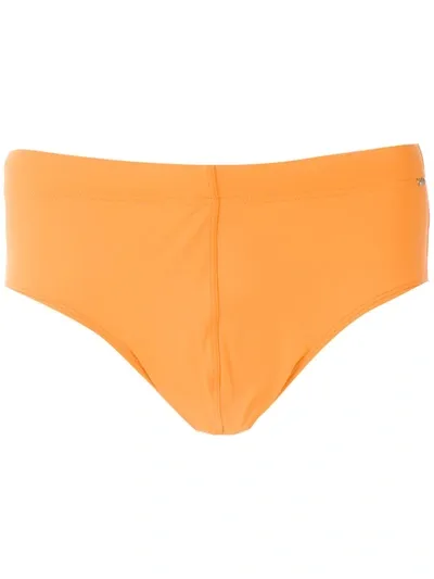 Amir Slama Plain Trunks In Orange