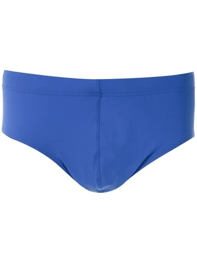 Amir Slama Plain Trunks In Blue