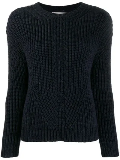 Chinti & Parker Gerippter Pullover In Blue