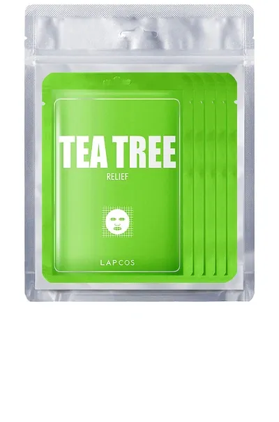 Lapcos Tea Tree Derma Mask 5 Pack In N,a