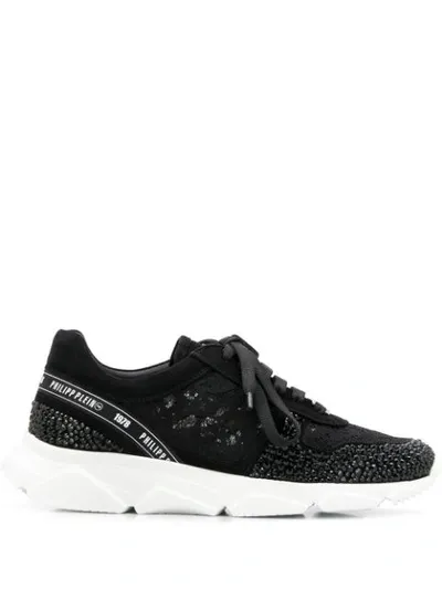 Philipp Plein Runner Sneakers In Black