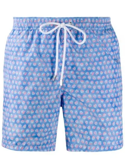 Barba Swimming Shorts In Blue