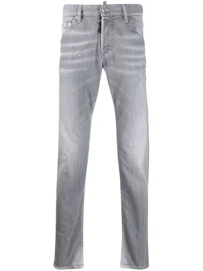 Dsquared2 Classic Straight Jeans In Grey