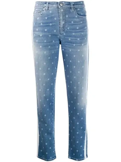 Karl Lagerfeld Karl Dots Skinny Jeans In Blue