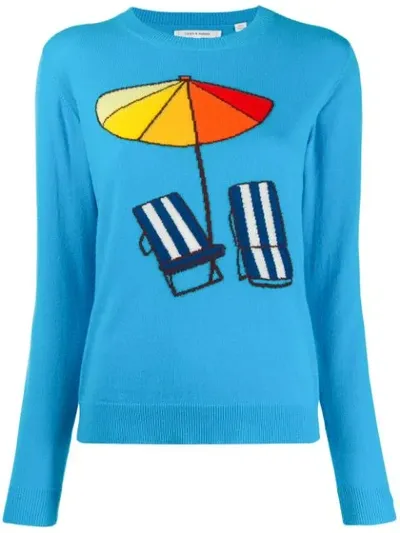 Chinti & Parker Beach Sweater In Blue