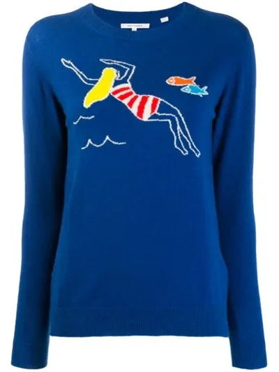 Chinti & Parker Swimmer Sweater In Blue