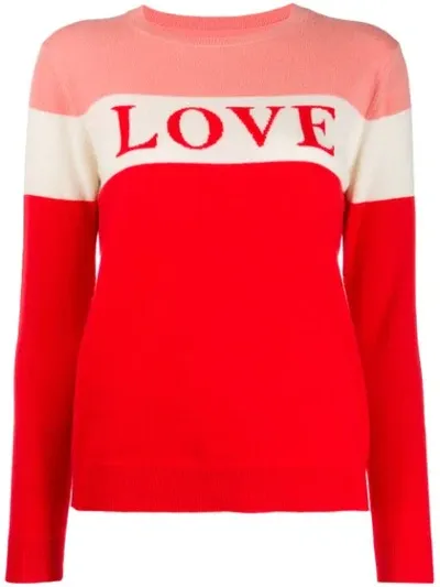 Chinti & Parker Love Sweater In Red