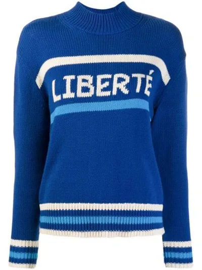 Chinti & Parker Liberty Sweater In Blue