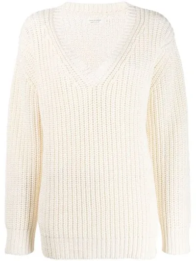 Chinti & Parker V-neck Jumper In Neutrals